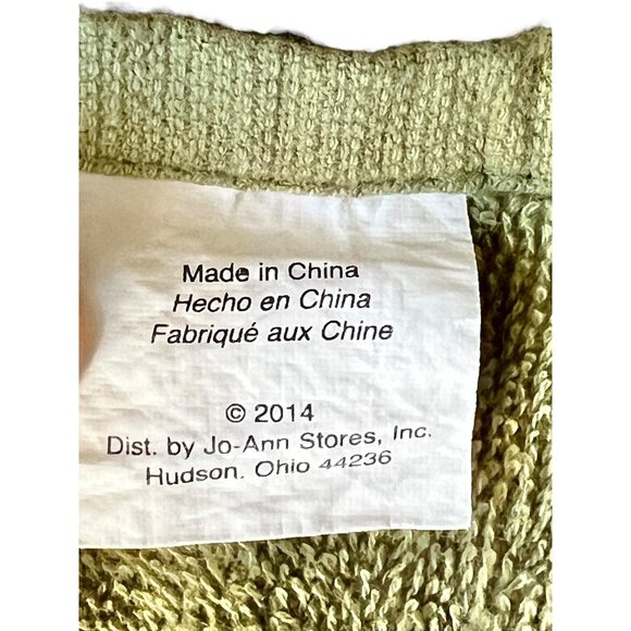 Set Of 2 Green Christmas Hand Towels Red Cardinal Embroidery 17" x 11" Cotton - Picture 9 of 9